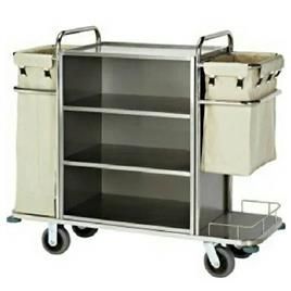 Ss House Keeping Trolley