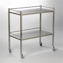 Ss Instrument Trolley 2 Shelves Jms 044