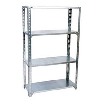 Ss Slotted Angle Rack, Shelves: 4