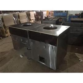 Ss Square Wooden Frame Tandoor