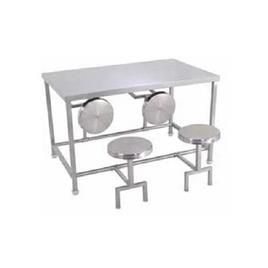 Ss Table With Chair, Color: Silver