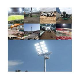 Stadium Mast Lighting Pole In Murshidabad Bshan Industries Private Limited Opc, Material: Mild Steel