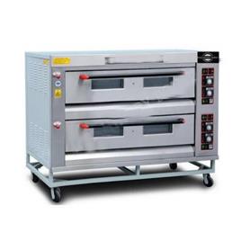 Stainless Steel 2 Deck 6 Tray Gas Oven, Power(Kw): 150 W