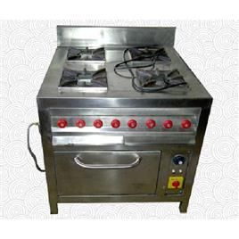 Stainless Steel 4 Four Burner Range With Oven