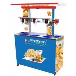 Stainless Steel Automatic Panipuri Filling Machine, Material: Stainless Steel