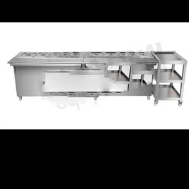 Stainless Steel Bain Marie Counter
