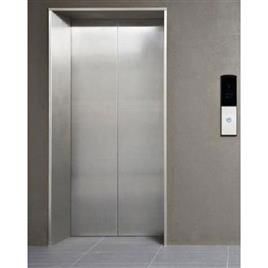 Stainless Steel Center Opening Auto Door Elevator, Color: Silver