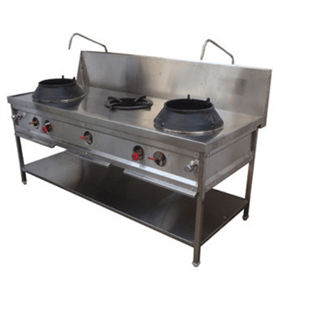 Stainless Steel Chinese Cooking Range 2