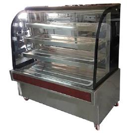 Stainless Steel Cold Curved Glass Display Counter