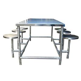 Stainless Steel Dinning Table, Material: Stainless Steel