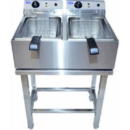 Stainless Steel Double Deep Fat Fryer, Minimum Order Quantity: 1 Piece