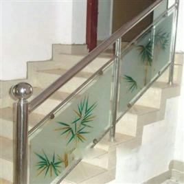 Stainless Steel Glass Stair Railing