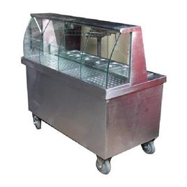 Stainless Steel Golgappa Display Counter