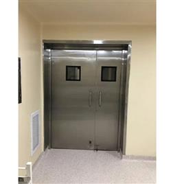 Stainless Steel Hospital Door In Faridabad Amba Steel Metal Udyog, Infill: N/A