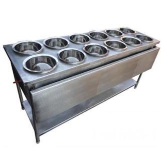 Stainless Steel Hot Bain Marie Counter