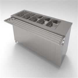 Stainless Steel Hot Bain Marie With Service Counter, Electrical Power Supply: yes