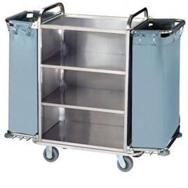 Stainless Steel House Keeping Trolley