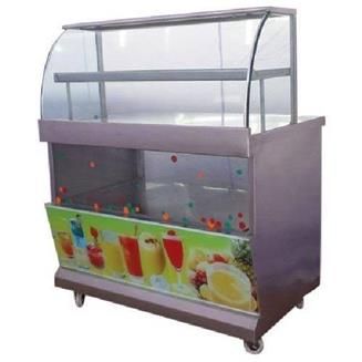 Stainless Steel Juice Counter 2, Height: Upto 4 Feet (Overall)