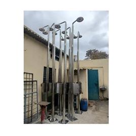 Stainless Steel Led Street Light Poles, Lighting Color: Cool White