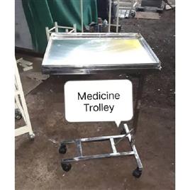 Stainless Steel Medicine Trolley