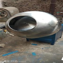 Stainless Steel Namkeen Coating Pan, Automation Grade: Semi-Automatic