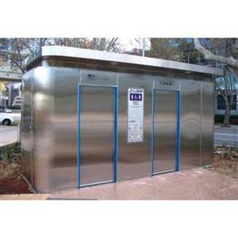 Stainless Steel Portable Toilet, Size: 10 x 6 x 7 ft