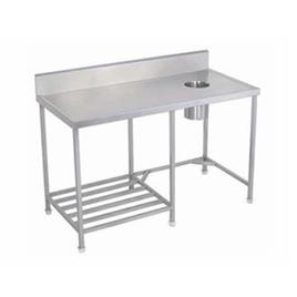 Stainless Steel Silver Garbage Table