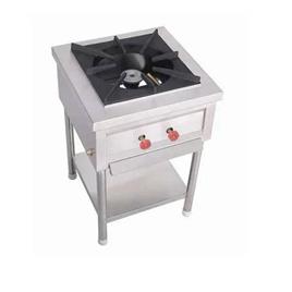 Stainless Steel Single Burner Cooking Range Gas Operated For Restaurant Hotels And Dhaba, Road Permit Or  Way Form: na