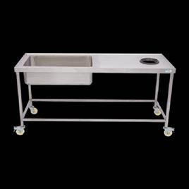 Stainless Steel Ss Single Sink Unit With Garbage