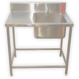 Stainless Steel Ss Single Sink Unit With Table