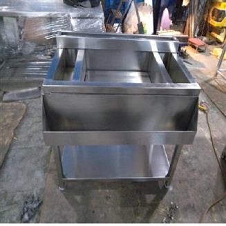 Stainless Steel Unit Bar Counter Thickness 18 Guage Size 36X24X34, Thickness: 18 Guage