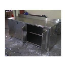 Stainless Steel Work Counter With Doors Lockable