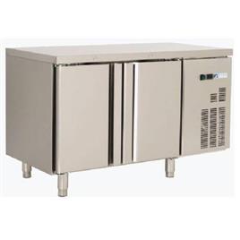 Stainless Steel Work Top Under Counter Refrigerator, Door No.: Double Door