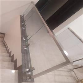 Stairs Bar Designer Side Fittings Glass Railing For Home