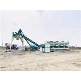 Stationary Concrete Batching Plant Pan Mixer 30 Mh, HOPPERS: 4 X 5.0 m³