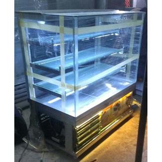 Steel And Glass Display Counters, Material: steel and glass