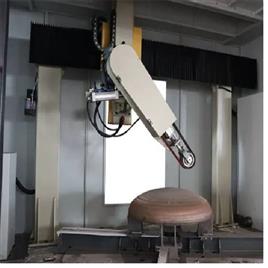 Steel Dish Head Cnc Automatic Polishing Machine, Material: SS polishing