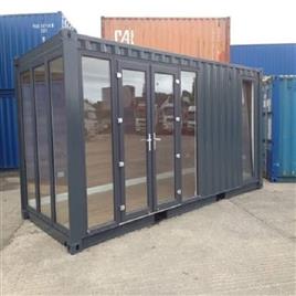 Steel Portable Container Office 2, Material: Steel