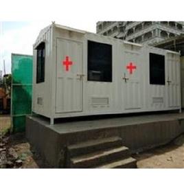 Steel Prefab Quarantine Cabin Isolation Portable Cabin, Usage/Application: site office, security cabin, accommodation, storage, toilets