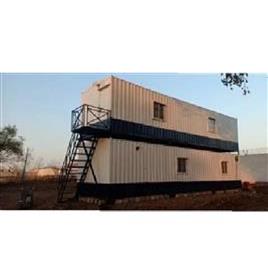 Steel Rectangular Portable Bunkhouse Cabin, Material: Steel