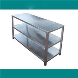 Steel Work Table 3 Shelves: 2