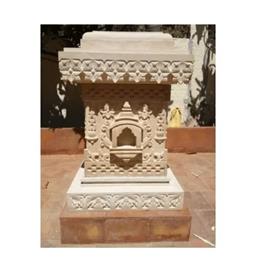 Stone Tulsi Pot 2, Shape: Rectangular