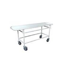 Stretcher Trolley Stainless Steel, Size: 1960x650x600