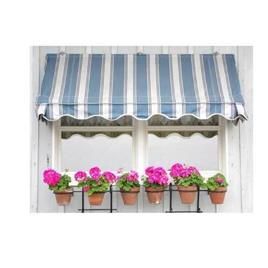 Striped Window Awning