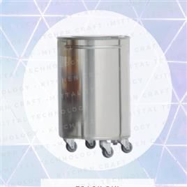 Swing Type Silver Ss Trash Bin, Color: Silve