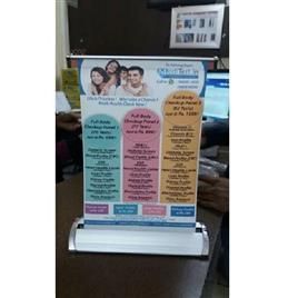 Table Roll Up Standee Plastic In Delhi Divya Display System