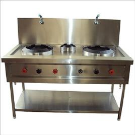 Three Burner Chinese Range