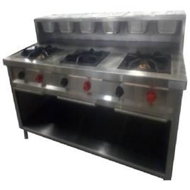 Three Burner Commercial Gas Stove 2