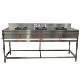 Three Burner Cooking Range For Commercial