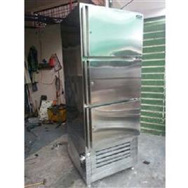 Three Door Ss Vertical Refrigerator, Material: Stainless Steel